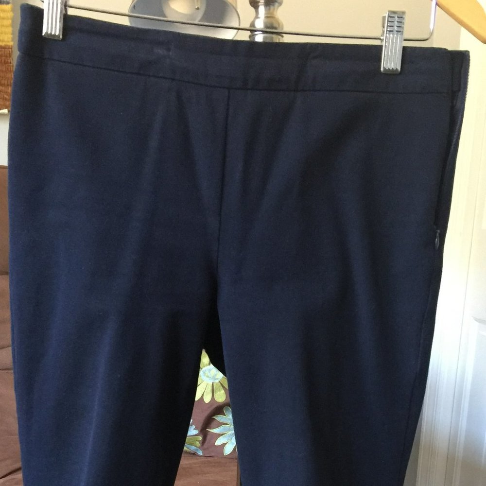 Navy blue petite pants